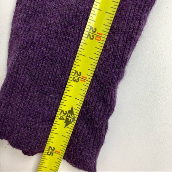 THYME Purple Ribbed Knit Maternity  Top XXS - Picture 4 of 8